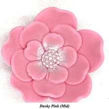 Dusky Pink Mauve Maroon Wine Cake Flowers Edible Wedding Cake Birthday Cake Decoration Pearl Centre Sugar Flowers 55mm