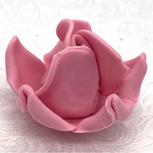 Non-Wired Dusky Pink Petite Medium 3D Sugar Roses Smaller Petal 40mm