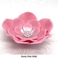 Dusky Pink Mauve Maroon Wine Cake Flowers Edible Wedding Cake Birthday Cake Decoration Pearl Centre Sugar Flowers 55mm