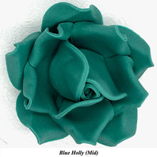 Non-Wired Large 3D Jade Green Sugar Roses Standard Petal 55mm 3 SHADES