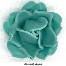 Non-Wired Large 3D Jade Green Sugar Roses Standard Petal 55mm 3 SHADES