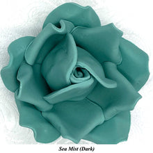 Non-Wired Large 3D Jade Green Sugar Roses Standard Petal 55mm 3 SHADES