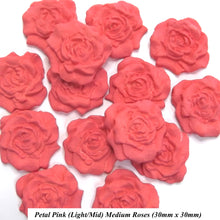 Petal Pink Medium Sugar Roses 4 OPTIONS