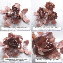 Wired Blush Rose Gold Pearl 3D Sugar Roses