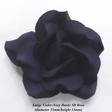 Large Deep Purple Violet Sugar Roses