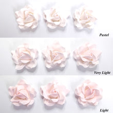 Pale Baby Pink 3D Non-Wired Large Sugar Roses