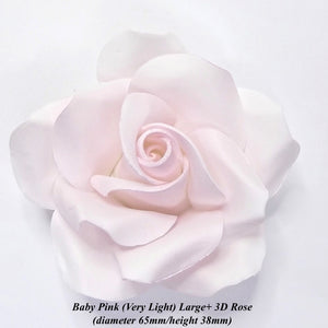Pale Pink Large + 3D Sugar Roses